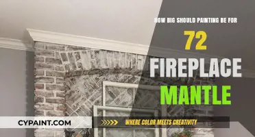 Fireplace Focal Point: Choosing the Right Painting Size