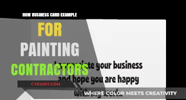 Creative Business Card Designs to Boost Painting Contractors' Professional Image