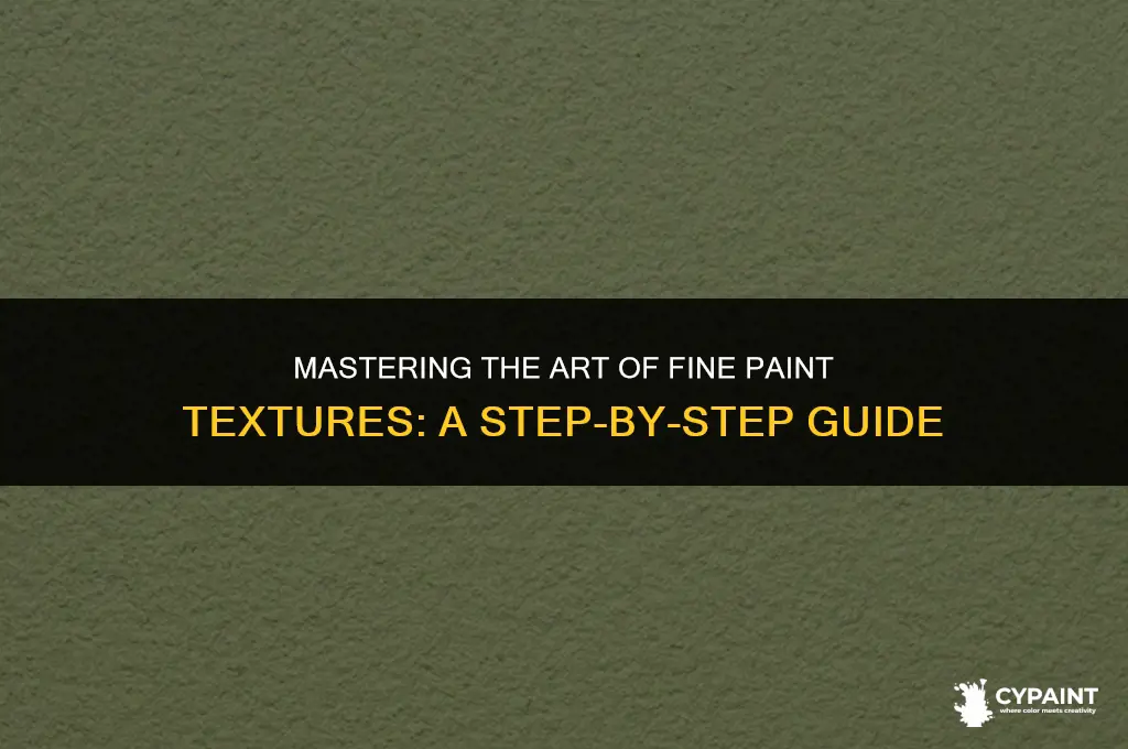how can i apply a fine paint texture