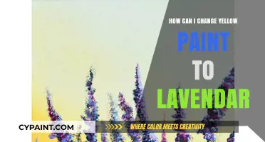Transforming Yellow Paint to Lavender: A Step-by-Step Guide