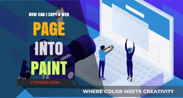 Copying Web Pages: Paint Method