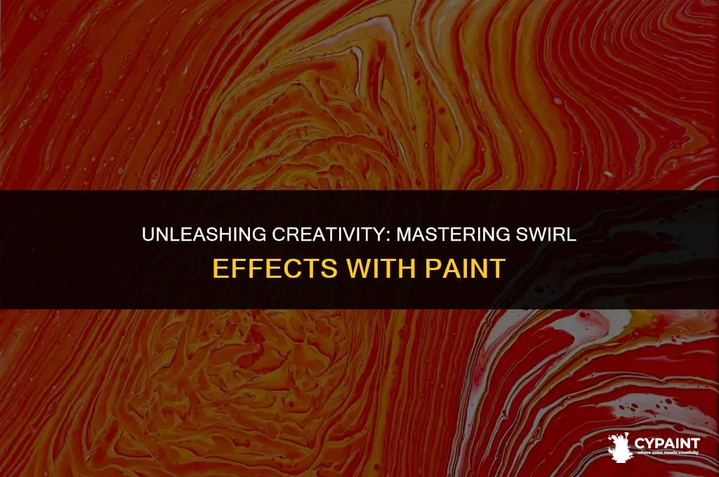 how can i create swirl effects with paint