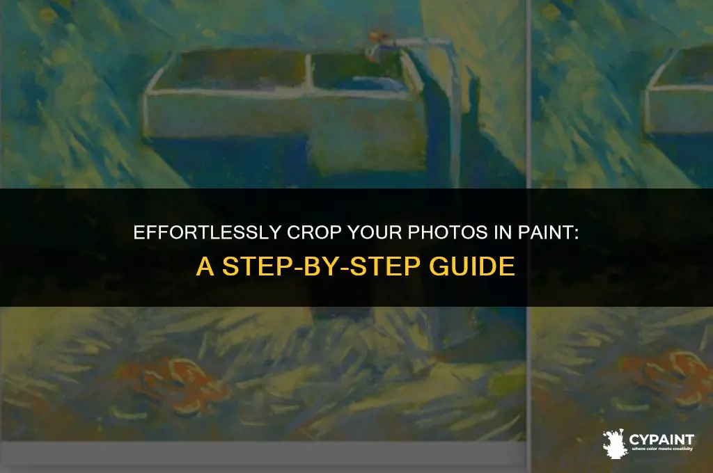 how can i crop a photo in paint