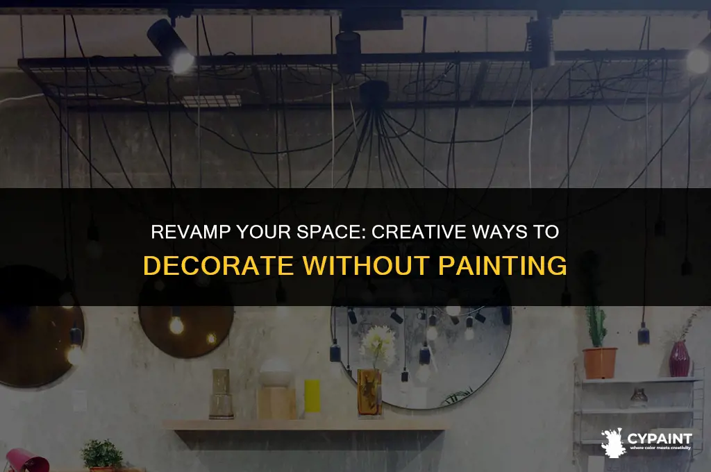how can i decorate my apartment without painting
