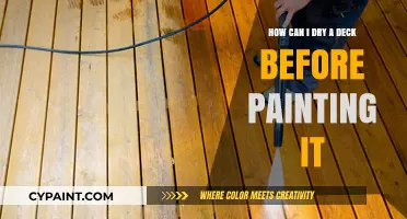 Drying Your Deck: The Right Way Before Painting
