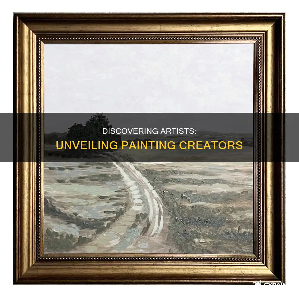 how can i find an artist of a painting