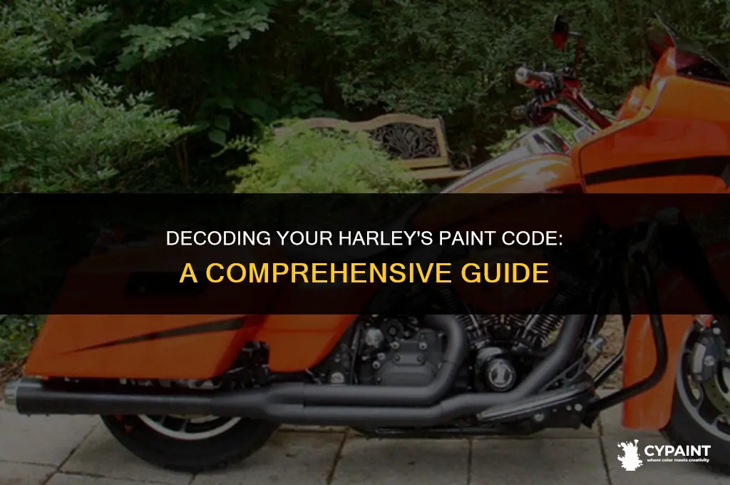 how can i find my harley paint code