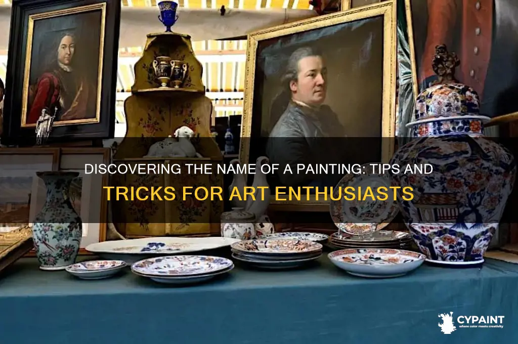 how can i find out the name of a painting