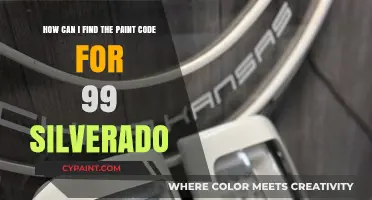 Locate Your 99 Silverado Paint Code: A Quick Guide