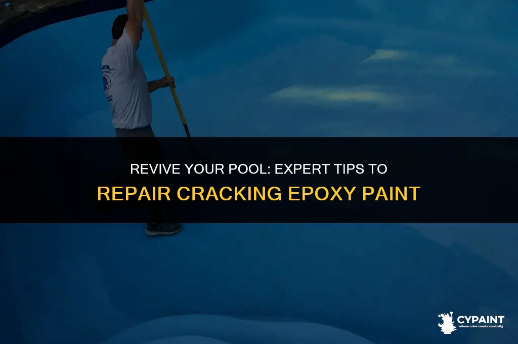 how can i fix cracking epoxy pool paint