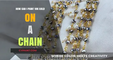 The Art of Painting Gold: Techniques for Chains