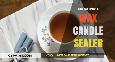 Crafting Elegance: A Guide to Painting Your Own Wax Candle Sealer