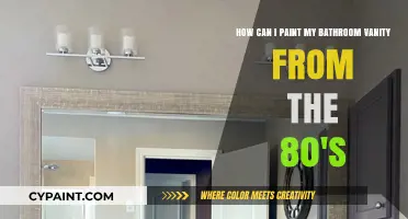 Revamp Your 80's Bathroom Vanity with a Fresh DIY Paint Job