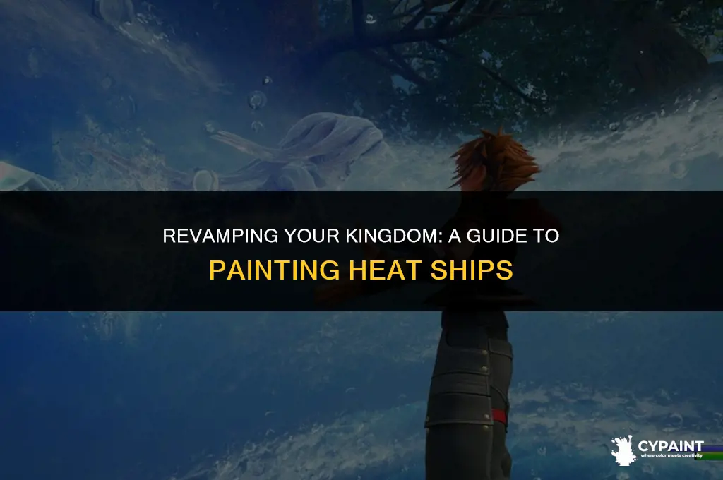 how can i paint my kingdim heat ships