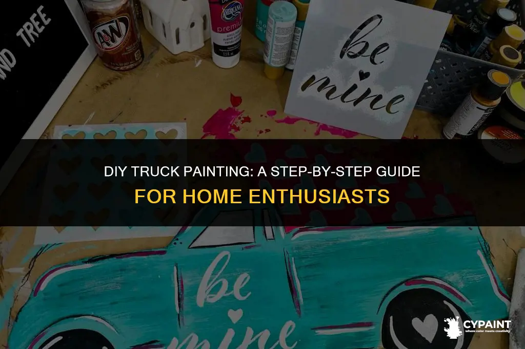 how can i paint my truck at home