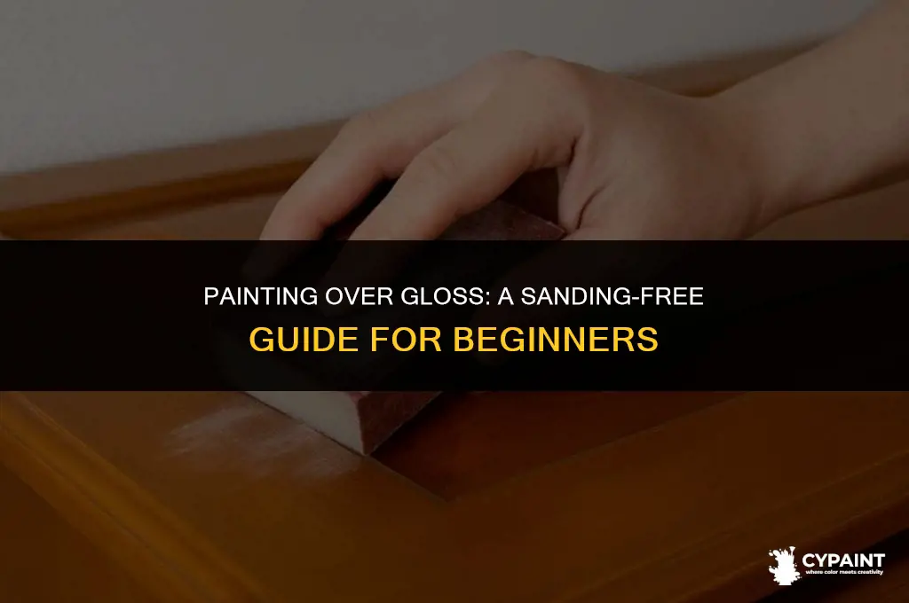 how can i paint over gloss without sanding