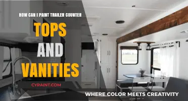 Transforming Trailer Countertops and Vanities with Paint
