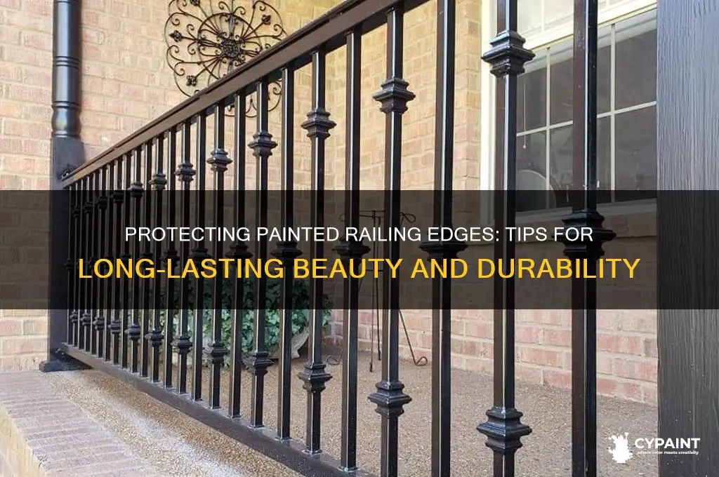 how can i protect a painted edge of a railing