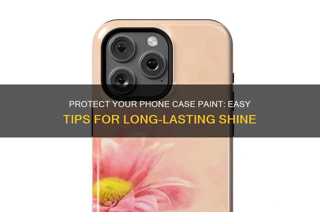 how can i protect the paint on my phone case