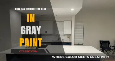 Neutralizing Blue Tints in Gray Paint