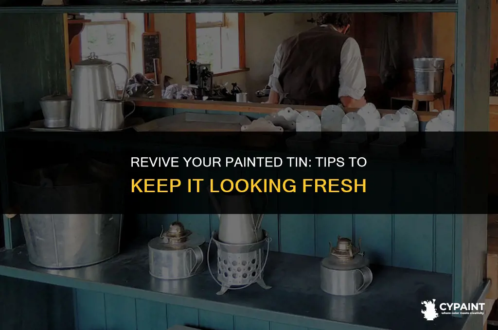 how can i stop painted tin lookin fredh