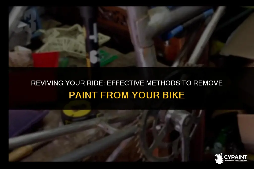 how can i take off paint from bike