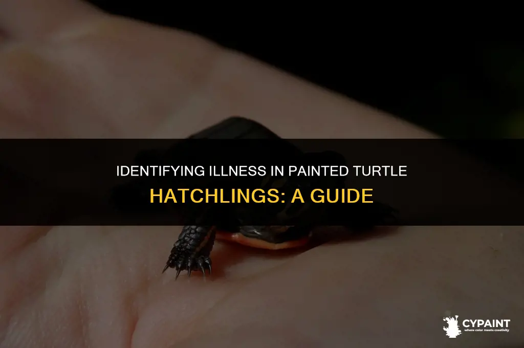 how can i tell painted turtle hatchling sick