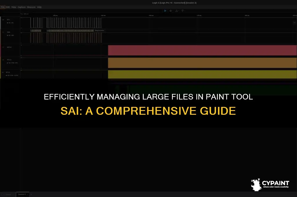 how can paint tool sai handle big files