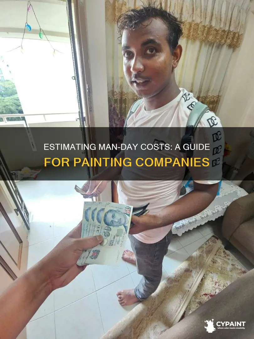 how can painting xompany figure out man day cost