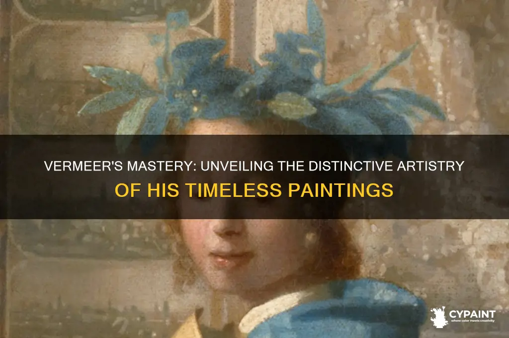 how can the unique painting style of vermeer be described