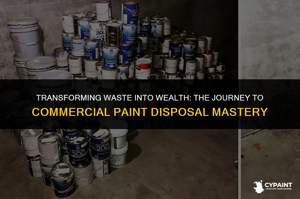 how can we became a commercial paint disposal