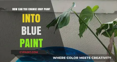 Transforming Gray Paint: Adding Blue to Your Palette