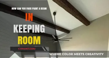 Faux Painting Beams: Transform Your Keeping Room with Rustic Charm