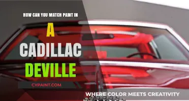 Matching Paint for your Cadillac DeVille
