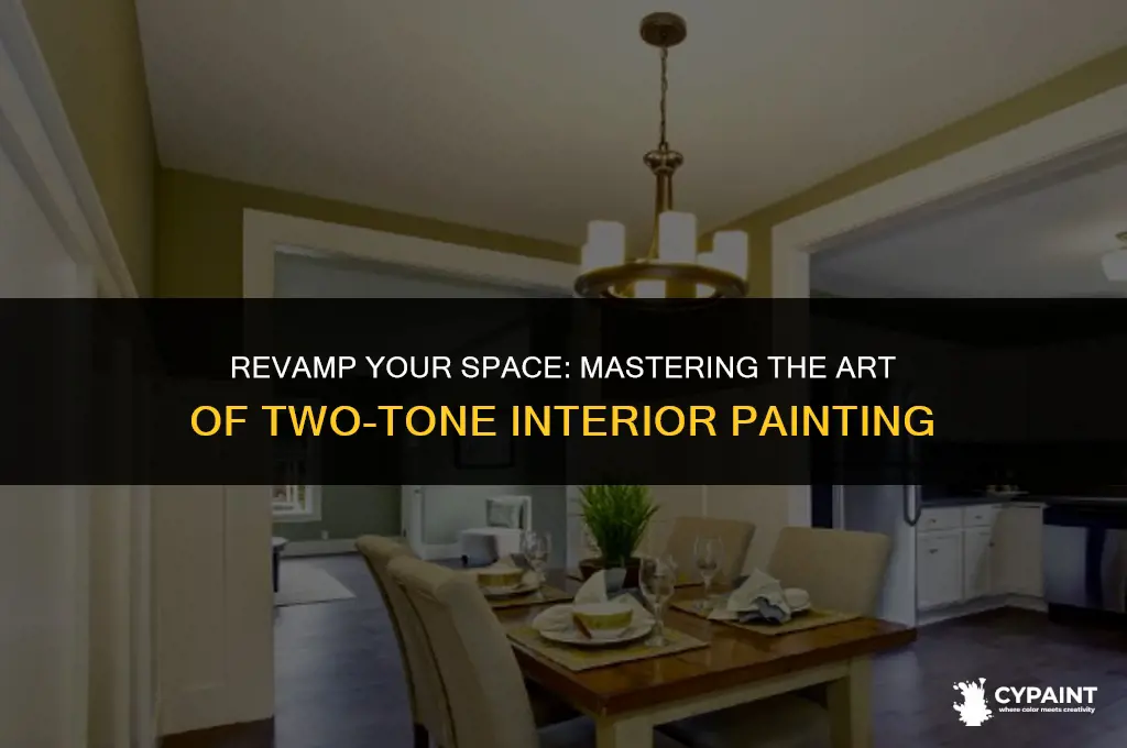 how can you paint interior with 2 colord