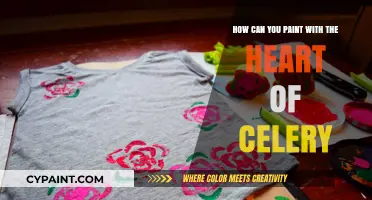 Celery's Heart: A Natural Paintbrush for Creative Art