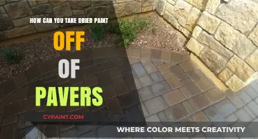 Removing Dried Paint from Pavers: Effective Solutions