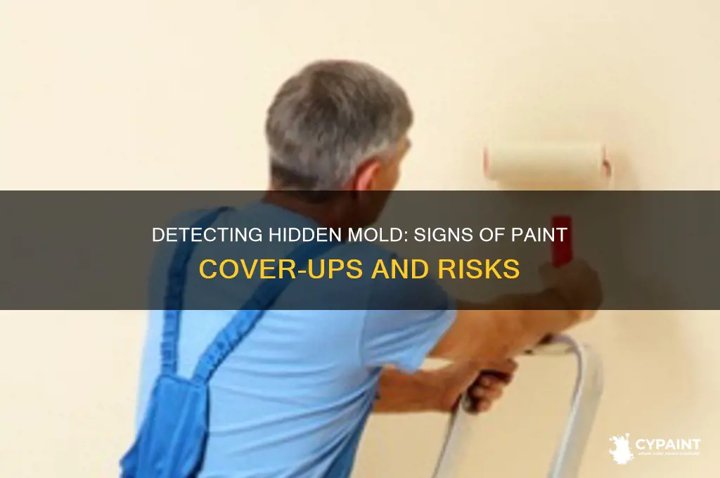 how can you tell if mold has been painted over