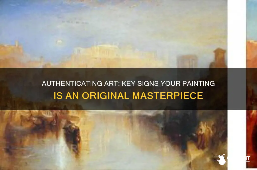 how can you tell if you have an original painting