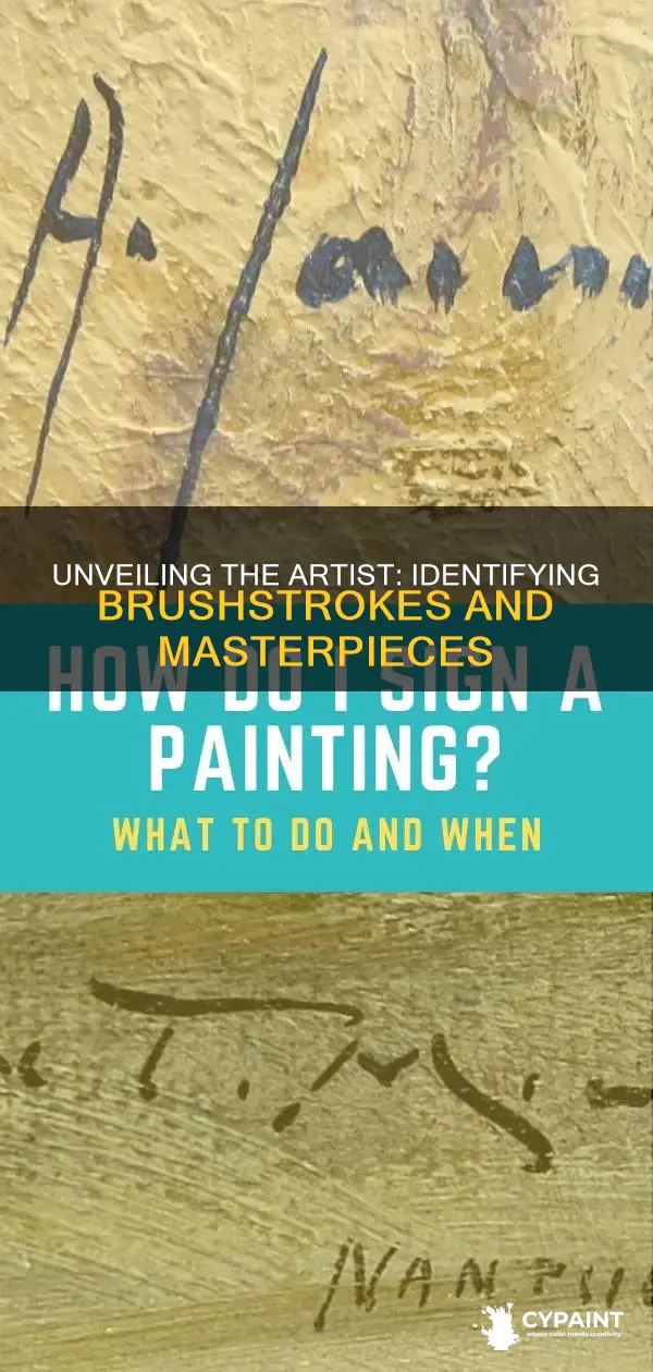 how can you tell which artist drew a painting