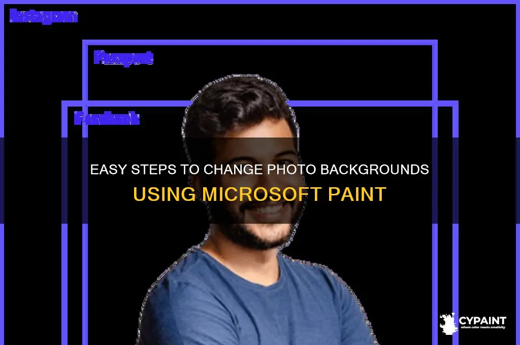 how change background of photo in paint