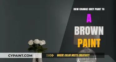 Transforming Grey Paint: Achieving the Perfect Brown Shade