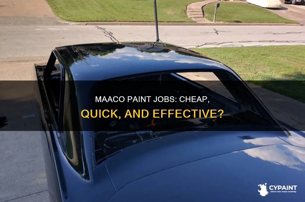 how cheap is a maaco paint job really
