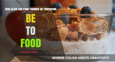 Paint Thinner, Turpentine, and Food: Safe Distances for Your Kitchen