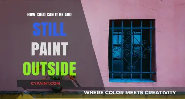 Painting in the Cold: What's the Lowest Temperature?