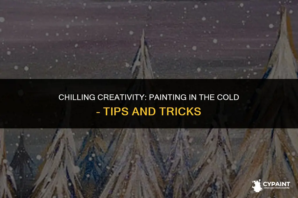how cold can it be when you paint