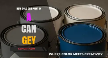 Chilling Facts: The Lowest Temperature Paint Cans Can Endure