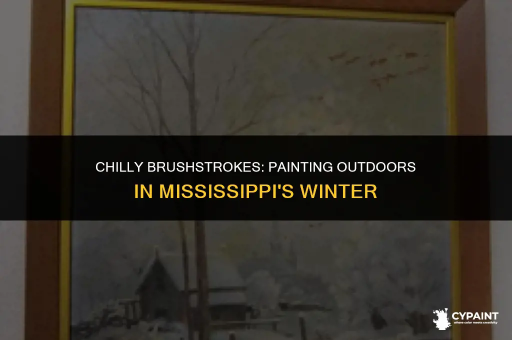 how cold can you paint outside in mississippi