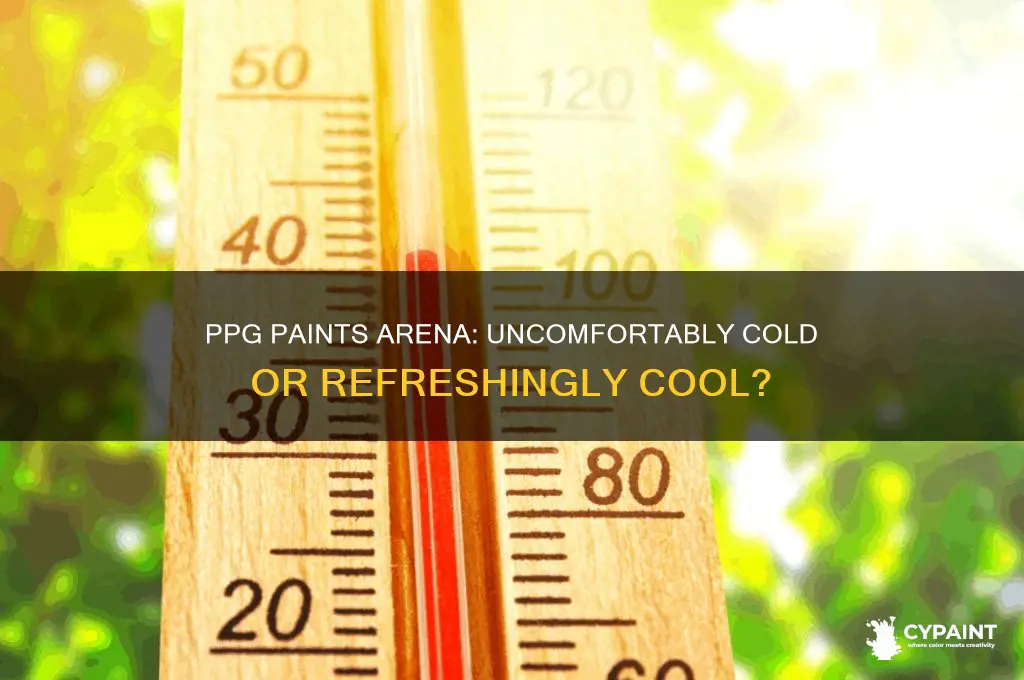 how cold is it in ppg paints arena