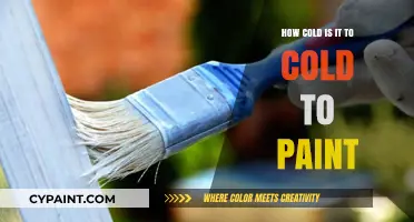 The Perfect Temperature for Painting: How Cold is Too Cold?